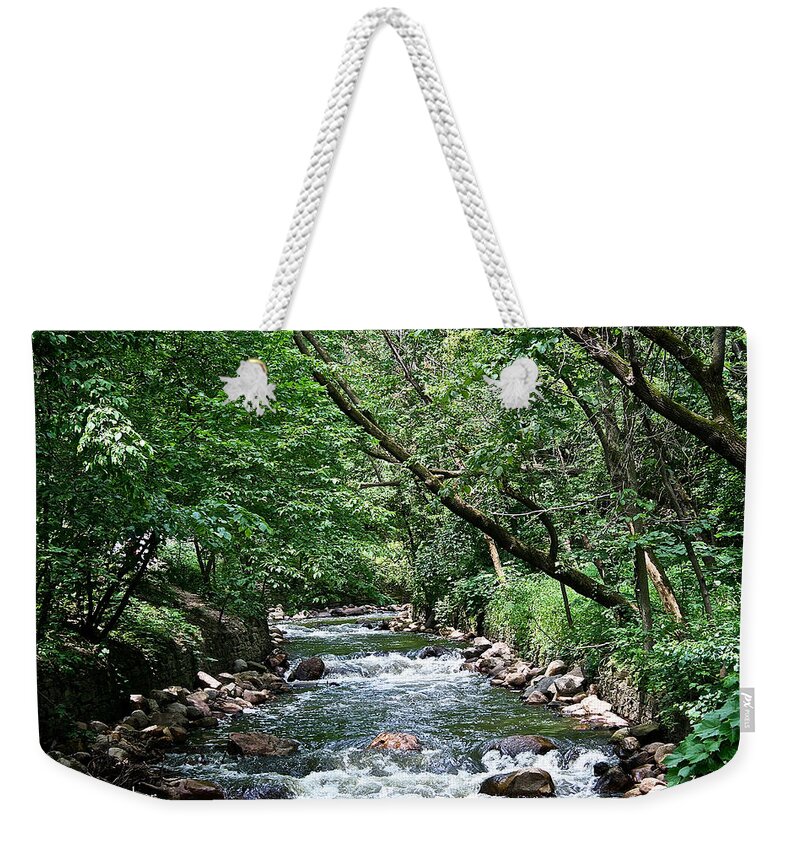 Outdoors Weekender Tote Bag featuring the photograph Minnehaha Creek #1 by Susan Herber