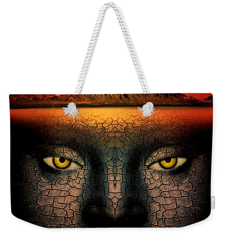 Composite Weekender Tote Bag featuring the photograph Mirage by Jim Painter