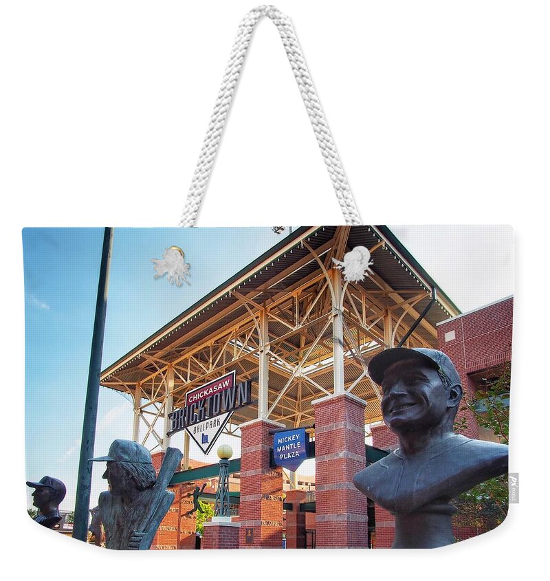 Entrance Weekender Tote Bag featuring the photograph More Dramatic Entrance #1 by Buck Buchanan