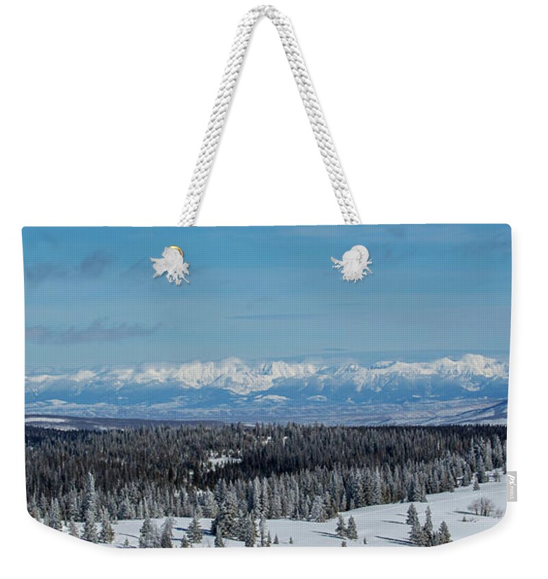  Weekender Tote Bag featuring the photograph Never Summer #1 by Kevin Dietrich