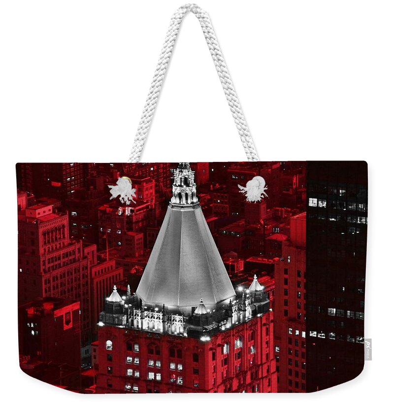 New York Life Building Weekender Tote Bag featuring the photograph New York Life Building #1 by Marianna Mills