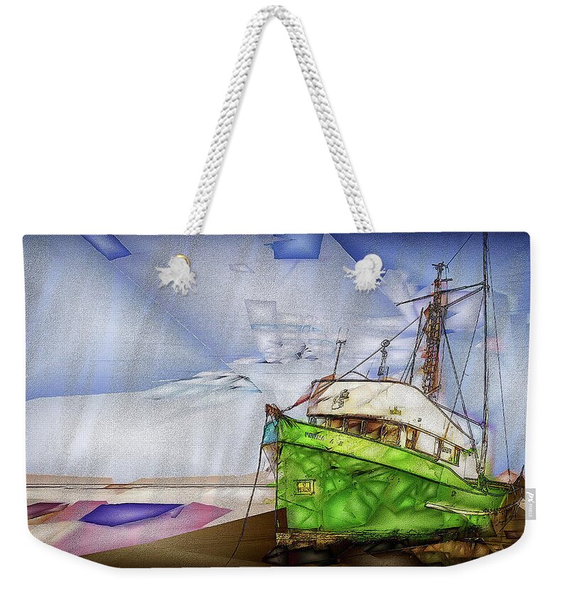 None Weekender Tote Bag featuring the photograph Northern Boat #1 by Jon Glaser