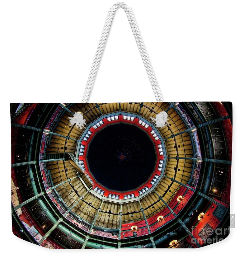 Historic Buildings Weekender Tote Bag featuring the photograph Nott Looking Up by Neil Shapiro