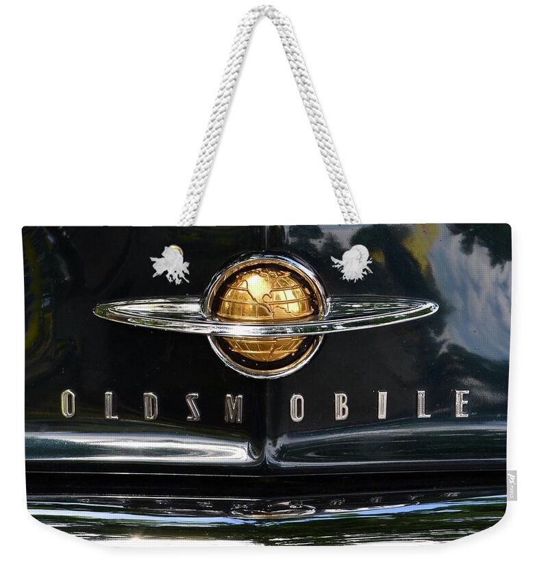  Weekender Tote Bag featuring the photograph Oldsmobile #1 by Dean Ferreira