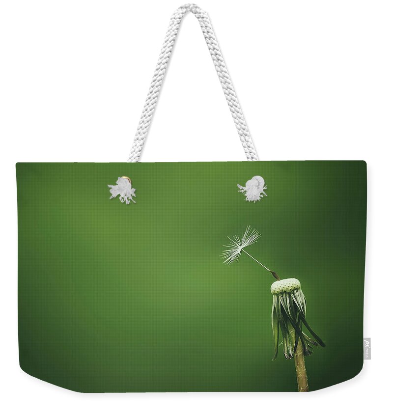 Abstract Weekender Tote Bag featuring the photograph One #1 by Bess Hamiti