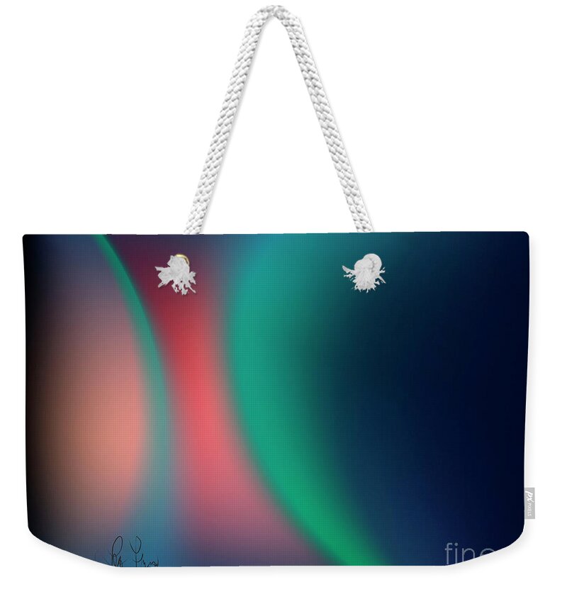 Opinions Weekender Tote Bag featuring the digital art Opinions #1 by Leo Symon
