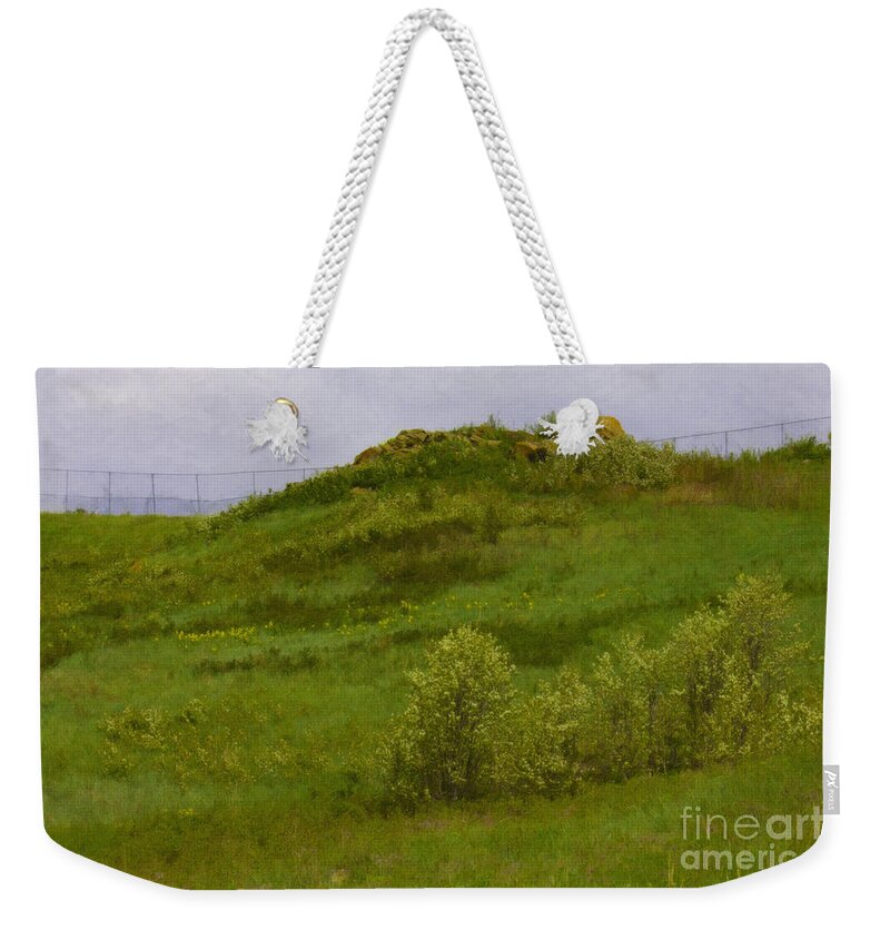 Panorama Hills Bluffs Weekender Tote Bag featuring the photograph Panorama Hills Bluffs #2 by Donna L Munro