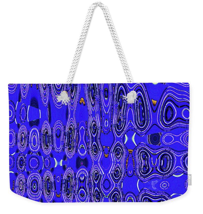 Power Pole Abstract Weekender Tote Bag featuring the digital art Power Pole Abstract #1 by Tom Janca