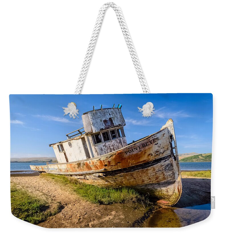 Pt Reyes Weekender Tote Bag featuring the photograph Pt Reyes #1 by Mike Ronnebeck
