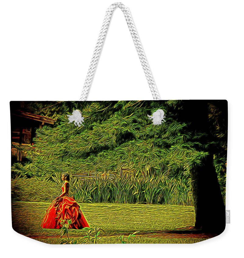 Nature Weekender Tote Bag featuring the digital art Quinceanera #1 by William Horden