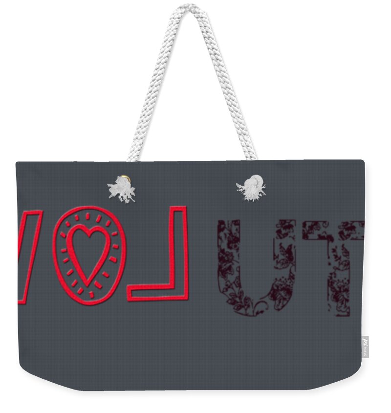 Revolution Weekender Tote Bag featuring the digital art Revolution #2 by Bill Cannon