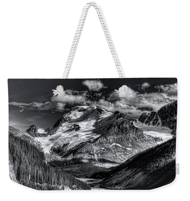 Canada Weekender Tote Bag featuring the photograph Rocky Mountain High #1 by Wayne Sherriff