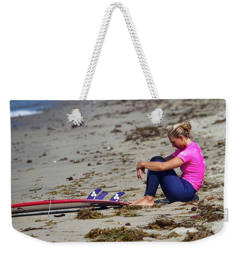 Swatch Trestle Pro 2017 Weekender Tote Bag featuring the photograph Sage Erickson #1 by Waterdancer
