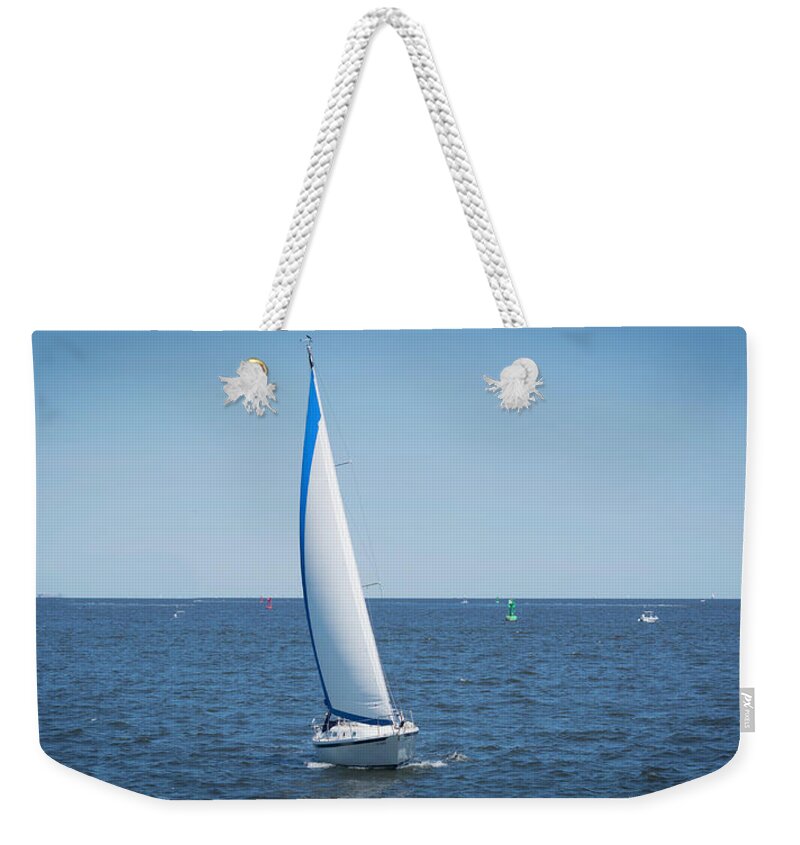 Sailing Weekender Tote Bag featuring the photograph Sailing by Kenneth Cole