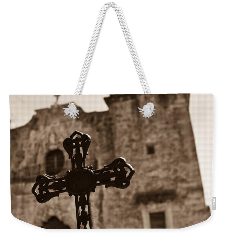 San Antonio Weekender Tote Bag featuring the photograph San Antonio #1 by Sebastian Musial