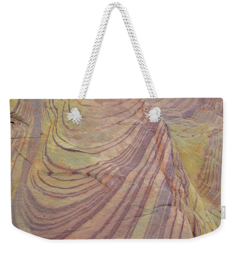 Valley Of Fire State Park Weekender Tote Bag featuring the photograph Sandstone Swirls in Valley of Fire #2 by Ray Mathis