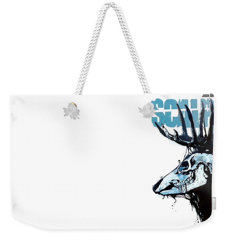 Scalped Weekender Tote Bag featuring the digital art Scalped #1 by Super Lovely
