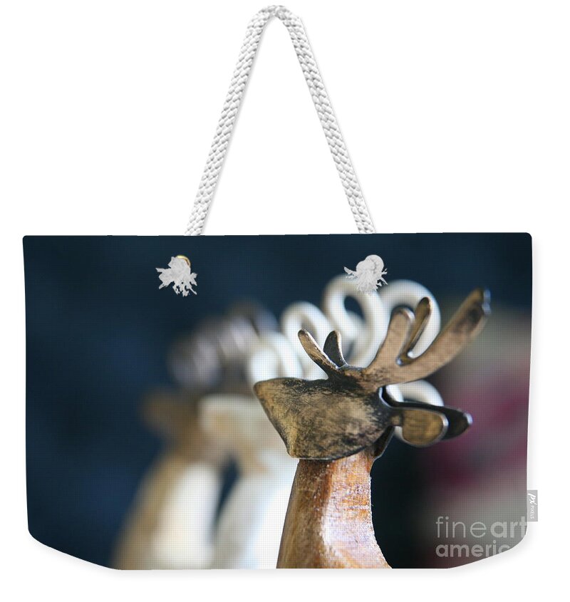 Christmas Greetings Cards Weekender Tote Bag featuring the photograph Seasons Greetings #2 by Lynn England