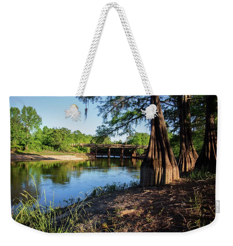 Swamp Weekender Tote Bag featuring the photograph Serenity #1 by Ester McGuire