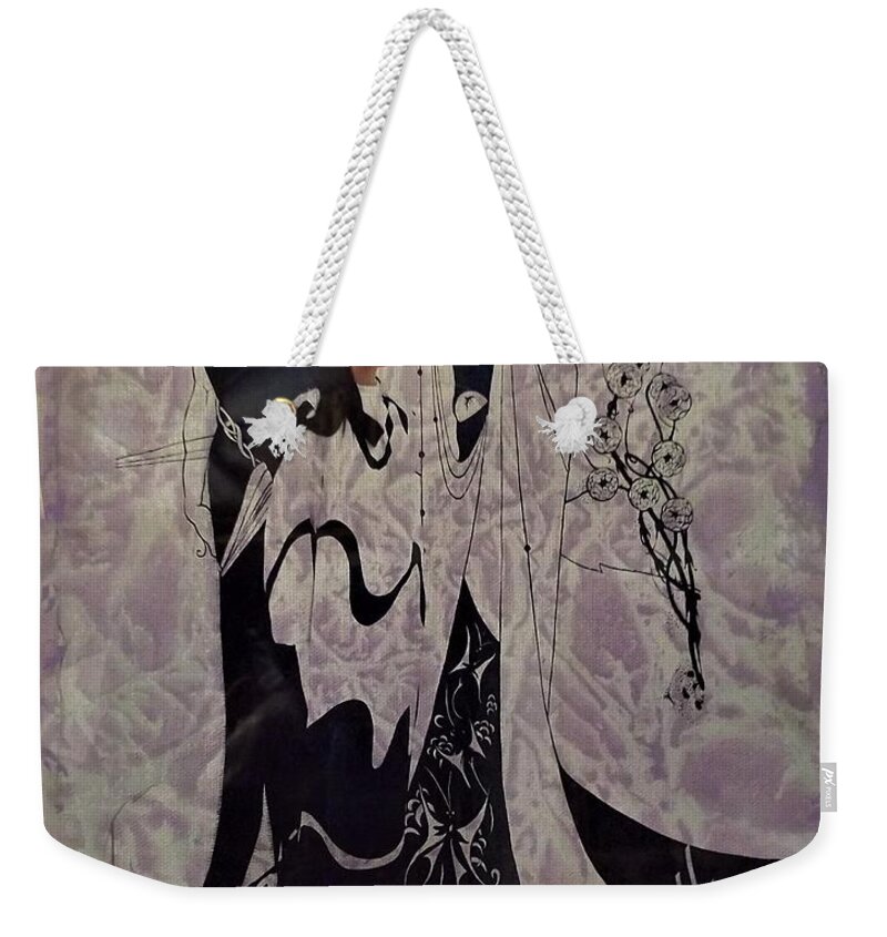 Ladies Weekender Tote Bag featuring the mixed media Sophisticated Ladies by Stephen King