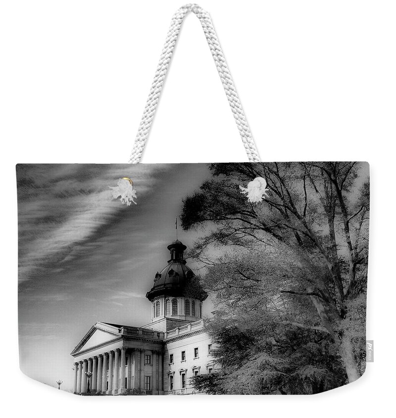 Scenic Tours Weekender Tote Bag featuring the photograph South Carolina State House #1 by Skip Willits