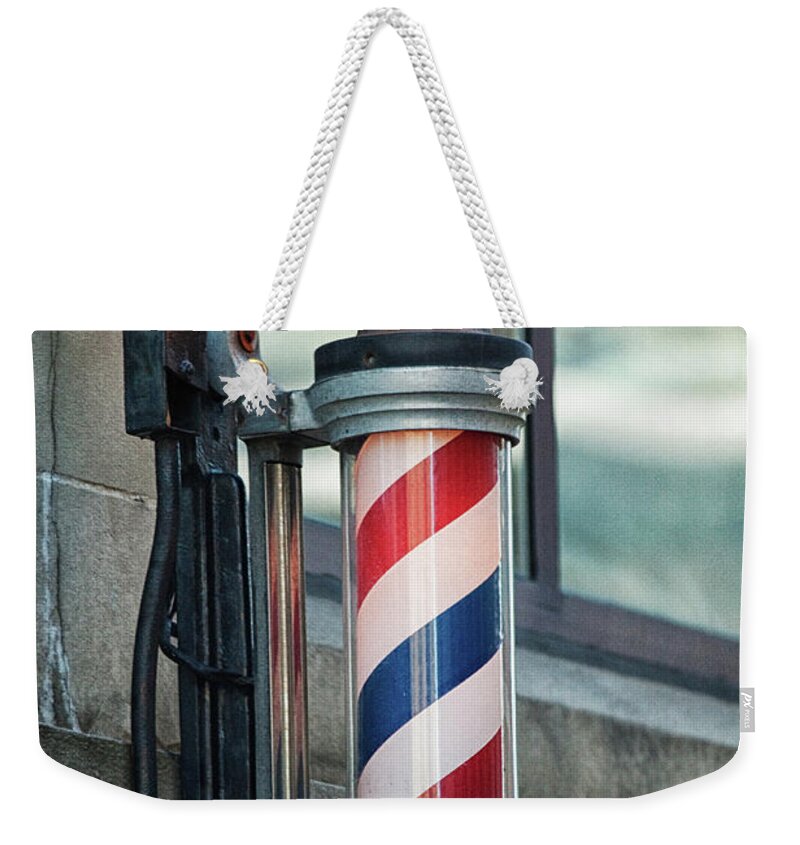 Ottawa Weekender Tote Bag featuring the photograph Stripes #1 by Tatiana Travelways