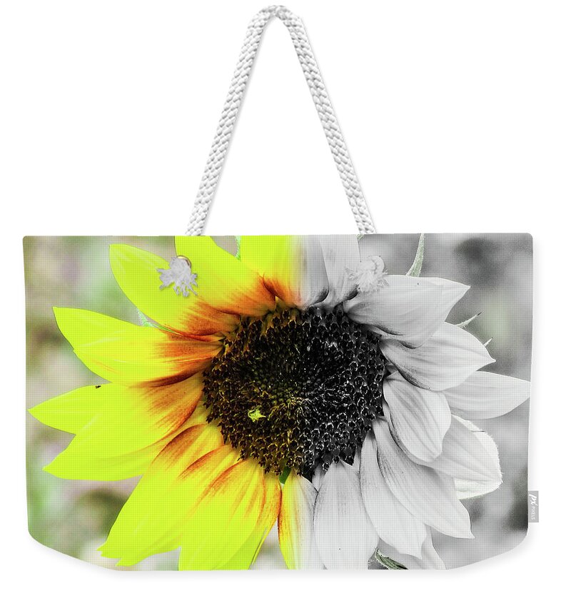 Flower Weekender Tote Bag featuring the photograph Sunflower #1 by Cesar Vieira