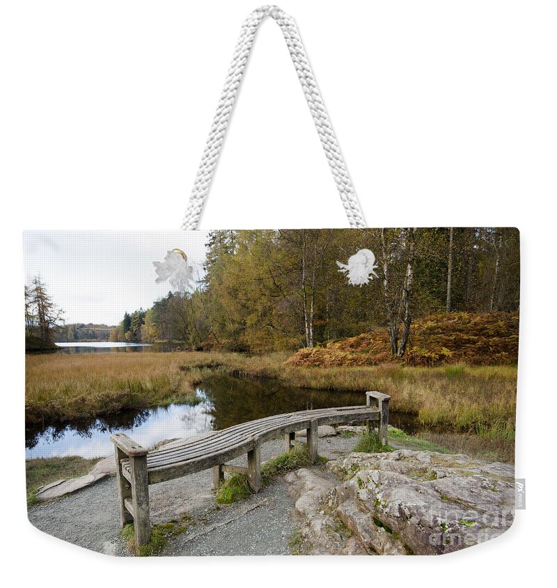 Tarn Weekender Tote Bag featuring the photograph Tarn Hows by Smart Aviation