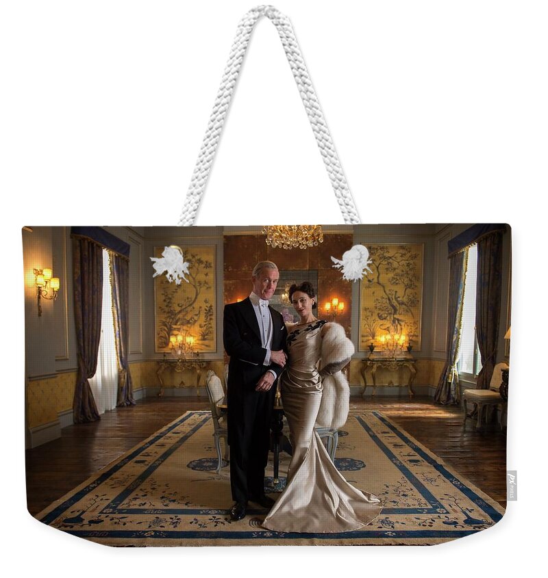 The Crown Weekender Tote Bag featuring the digital art The Crown #1 by Super Lovely