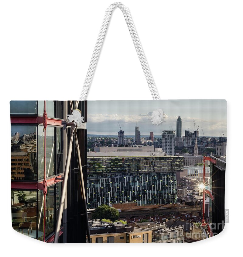 Glass Weekender Tote Bag featuring the photograph The London Skyline by Perry Rodriguez