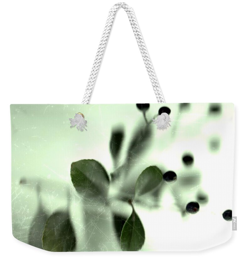 Leaves Weekender Tote Bag featuring the photograph Touch #1 by Mark Ross