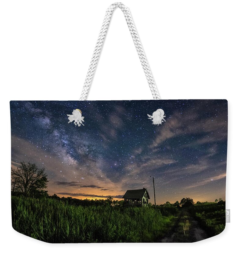 Maryland Weekender Tote Bag featuring the photograph Under A New Moon #1 by Robert Fawcett