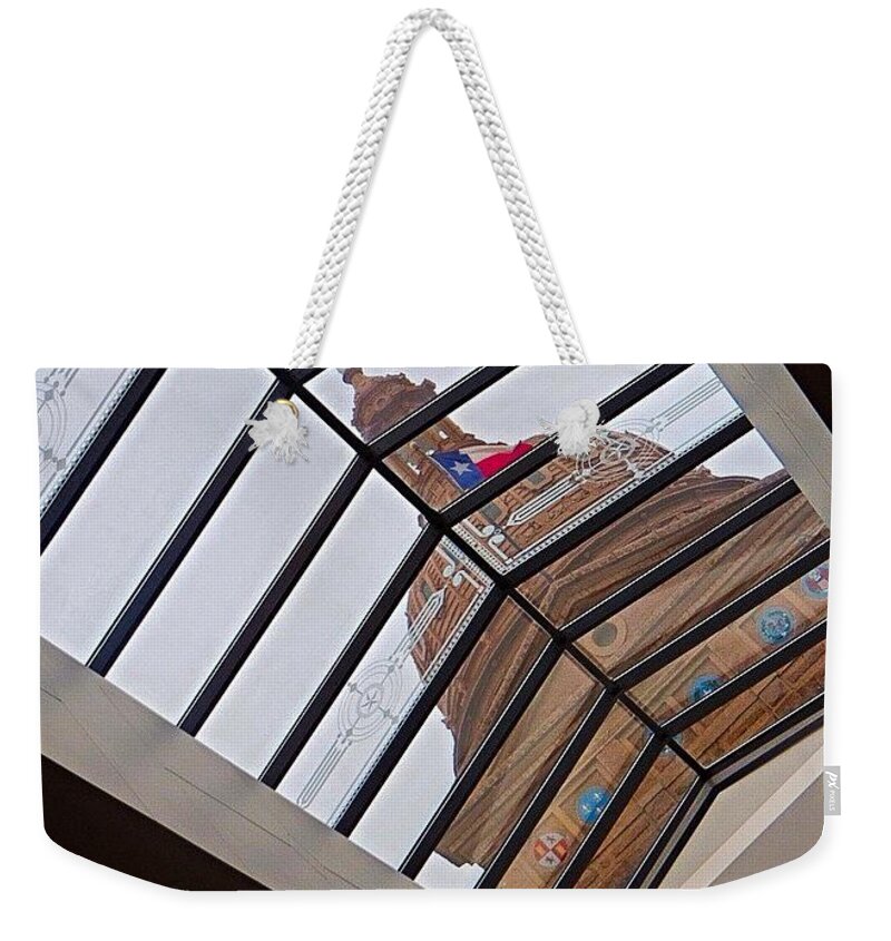 Whpcolorplay Weekender Tote Bag featuring the photograph #underground In The #texas #capital #1 by Austin Tuxedo Cat