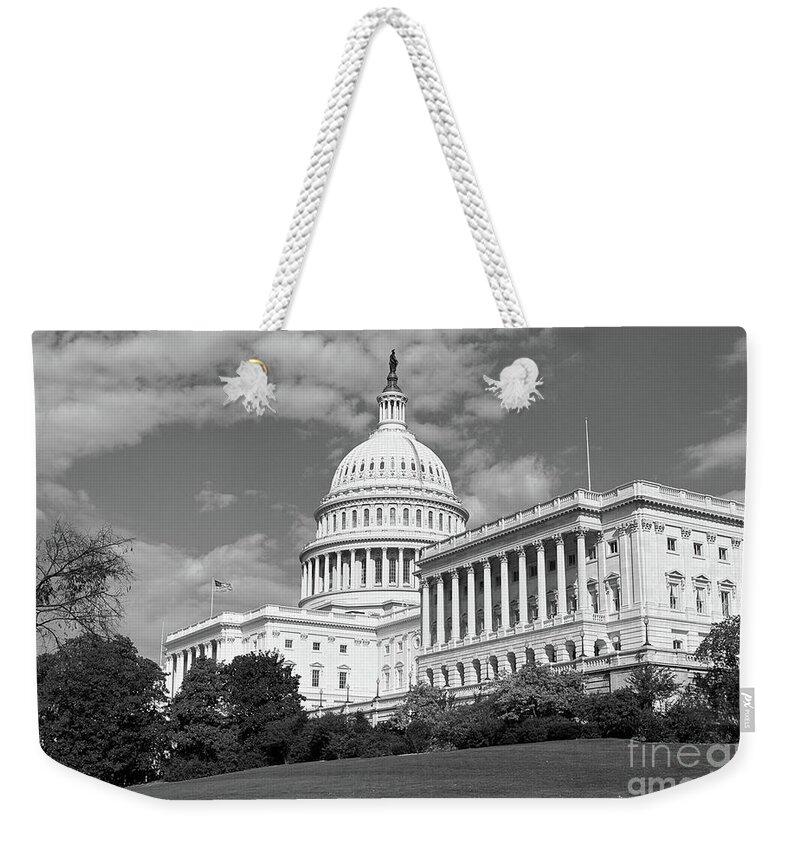 Congress Weekender Tote Bag featuring the photograph US Capitol Washington DC #1 by Kimberly Blom-Roemer