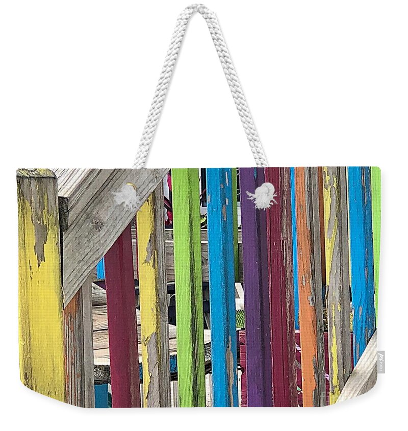 Photograph Weekender Tote Bag featuring the photograph Use All Your Crayons by Carol Riddle