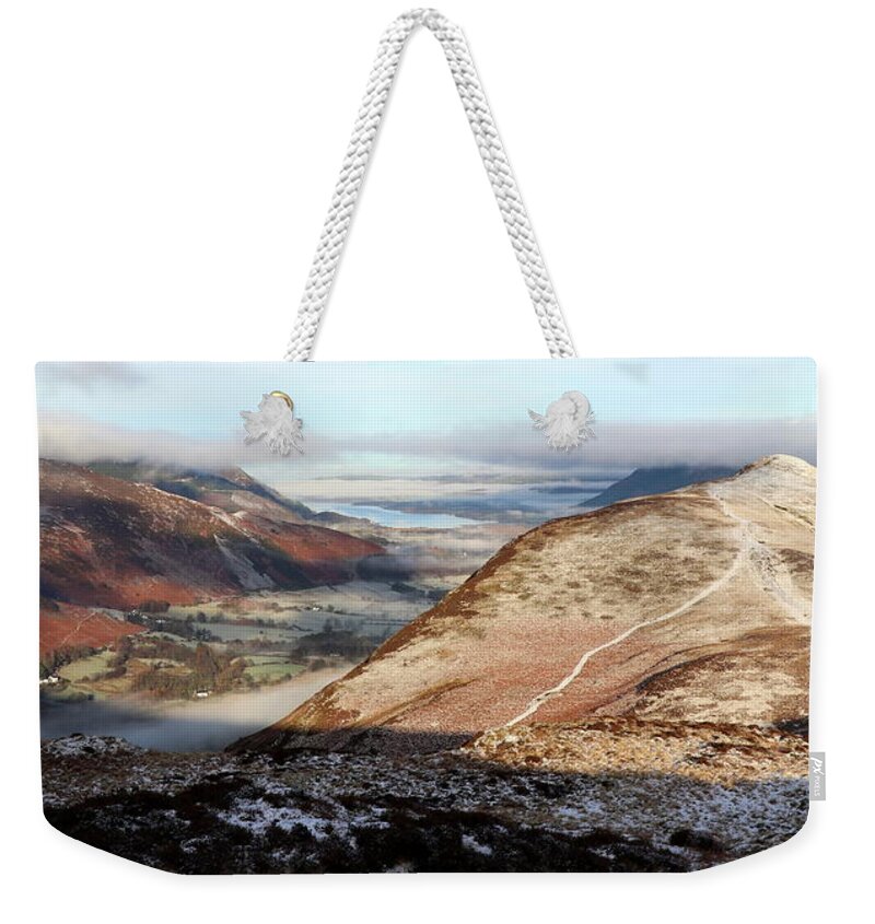 Nature Weekender Tote Bag featuring the photograph Valley view #1 by Lukasz Ryszka