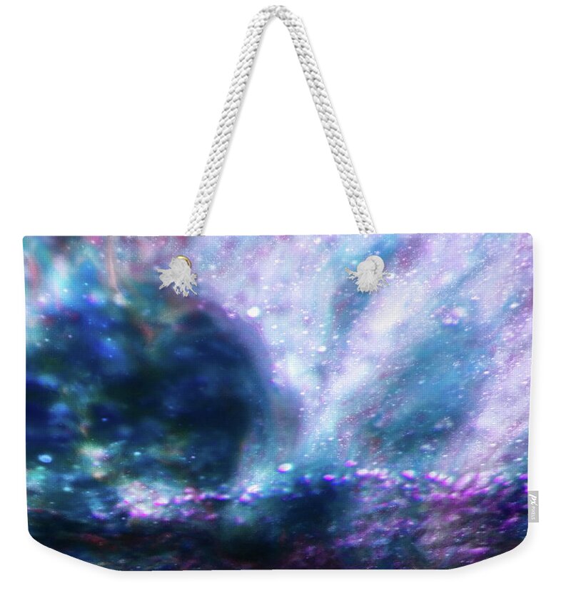 Cloud Weekender Tote Bag featuring the photograph View 3 #1 by Margaret Denny