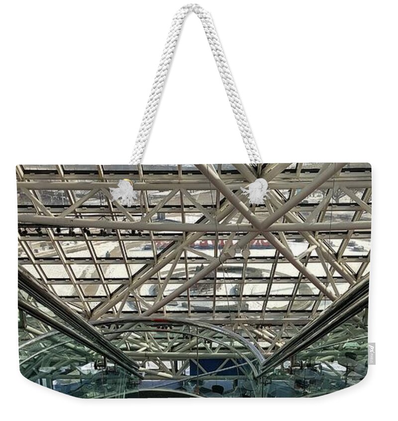 Architecture Weekender Tote Bag featuring the photograph View Of Ohio #1 by Rob Hans