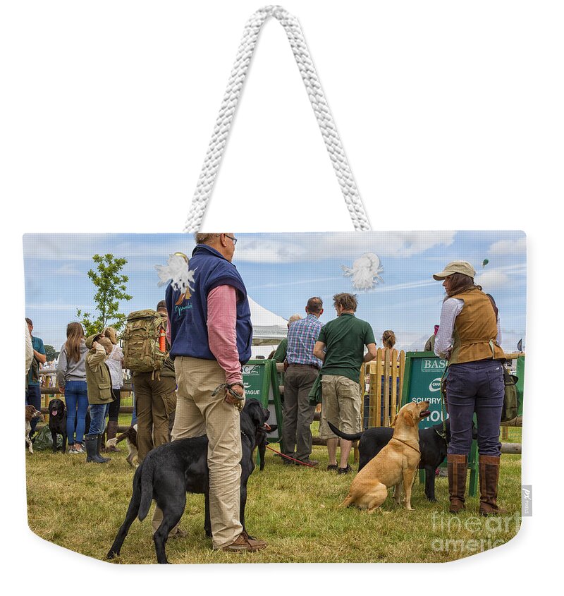 Black Weekender Tote Bag featuring the photograph Waiting for a scurry by Patricia Hofmeester