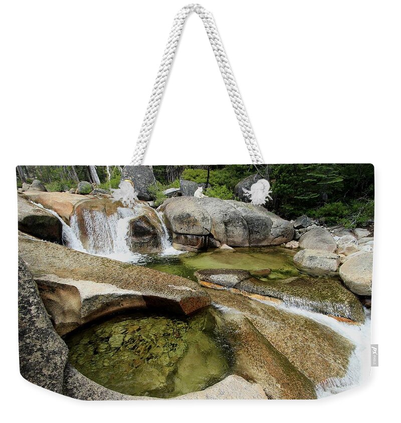 Sierra Nevada Weekender Tote Bag featuring the photograph Water Protector #2 by Sean Sarsfield