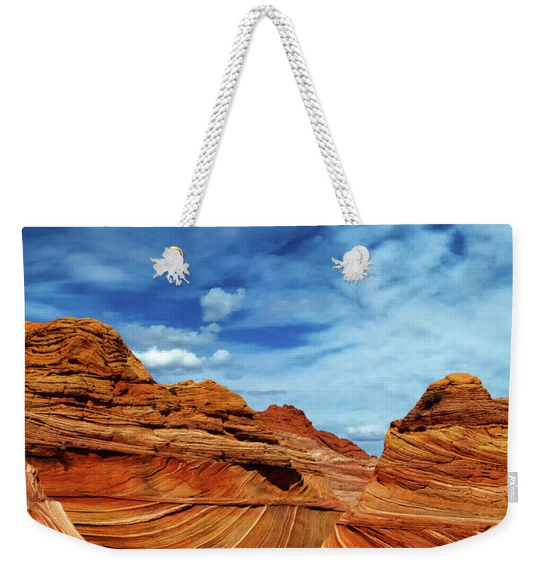 Beauty Weekender Tote Bag featuring the photograph Where Heaven Meets Earth #1 by Bob Christopher