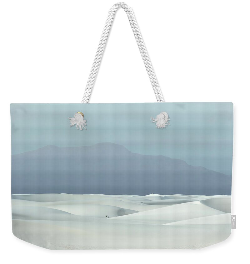 White Sands Weekender Tote Bag featuring the photograph White Sands #1 by David Diaz