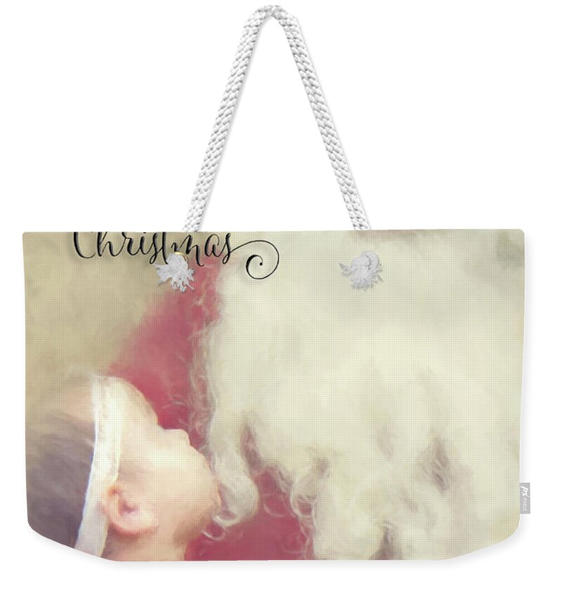 Santa Weekender Tote Bag featuring the photograph Wonder #1 by Pam Holdsworth