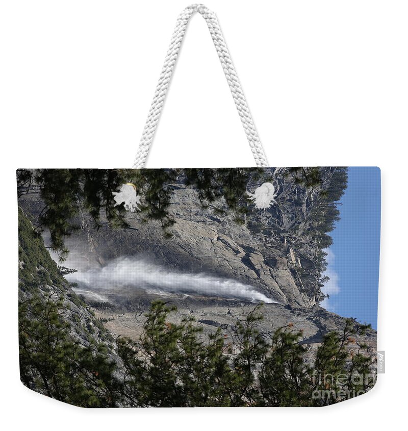 Yosemite Weekender Tote Bag featuring the photograph Yosemite Falls #1 by Chuck Kuhn