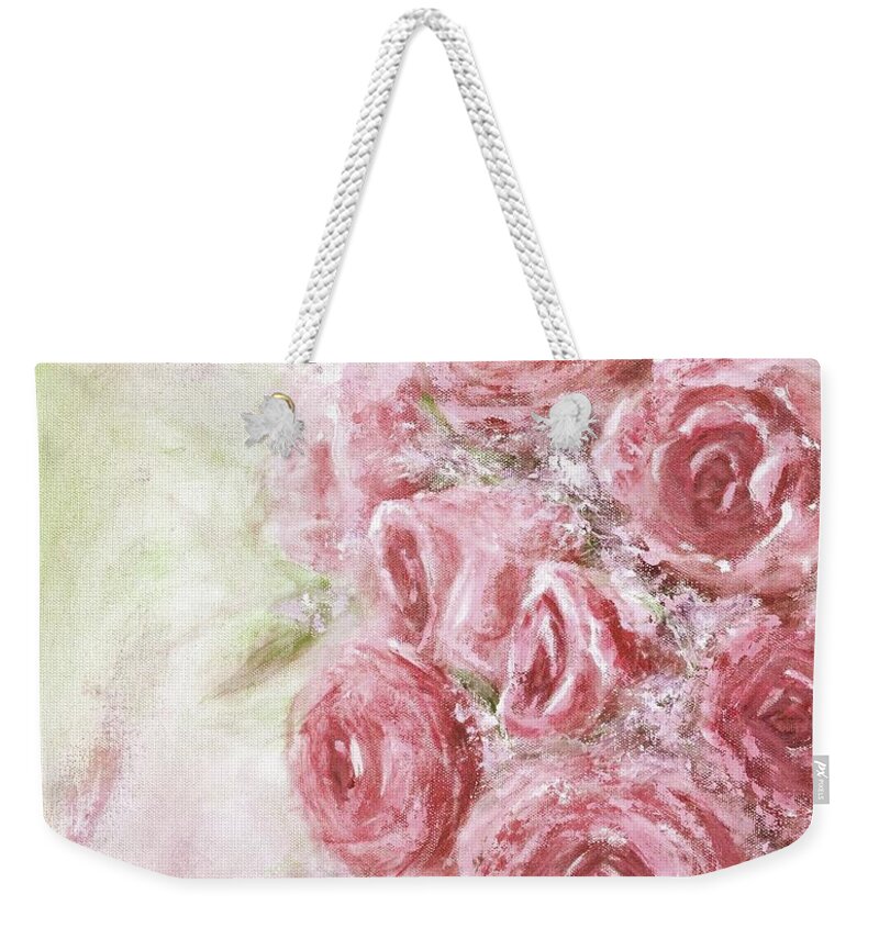  Landscape Art Weekender Tote Bag featuring the painting You Got This And I Love You by Teresa Fry