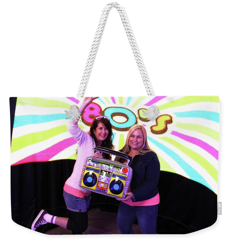 Weekender Tote Bag featuring the photograph 80's Dance Party at Sterling Events Center #10 by Andrew Nourse