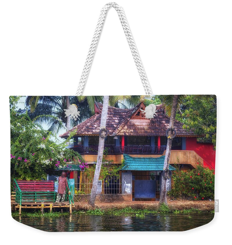 Alappuzha Weekender Tote Bag featuring the photograph Backwaters Kerala - India #10 by Joana Kruse