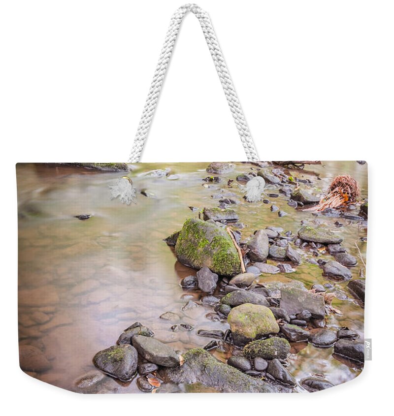 Airedale Weekender Tote Bag featuring the photograph Goit Stock Falls on Harden Beck, by Mariusz Talarek