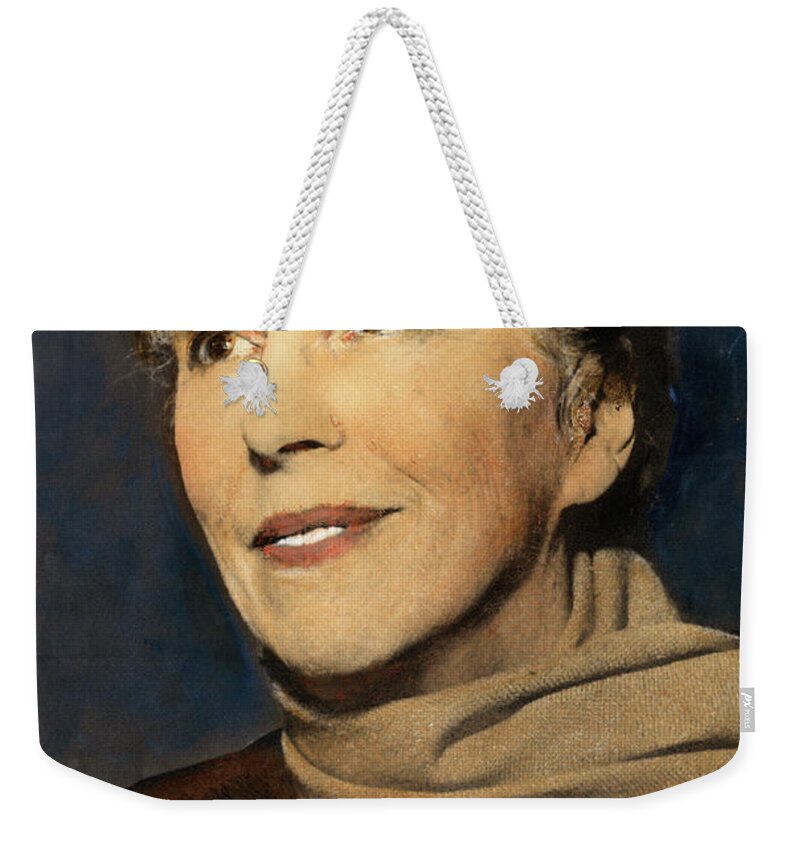 1950 Weekender Tote Bag featuring the photograph Isak Dinesen, 1885-1962 #10 by Granger