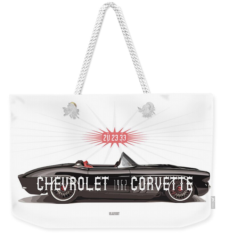Vehicles Weekender Tote Bag featuring the digital art Vehicles #10 by Super Lovely